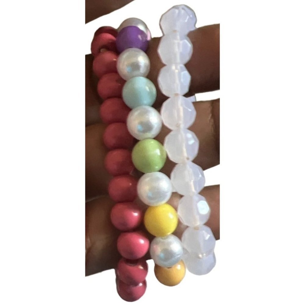 Trio of 3 Stretch Bracelets Wardrobe